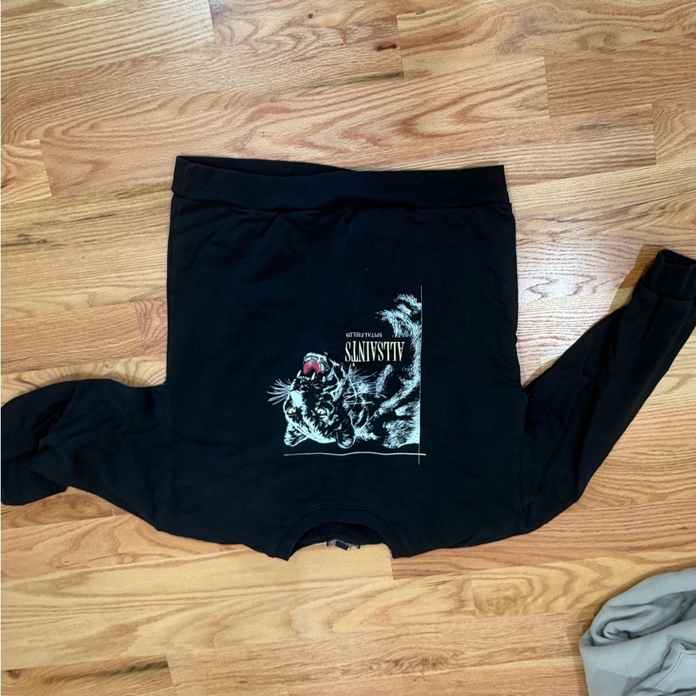All Saints Black Graphic Sweatshirt